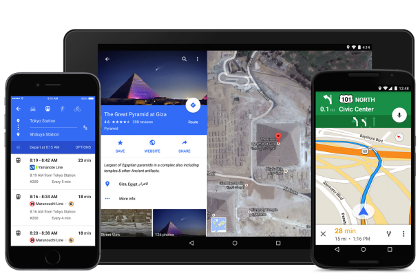 There’s a new version of Google Maps for Android that you can grab ...