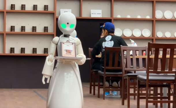 This robot cafe in Tokyo is remotely controlled by disabled staff, and ...